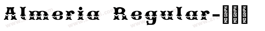 Almeria Regular字体转换